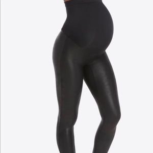 Spanx Maternity Leggings Faux Leather Medium NWOT!